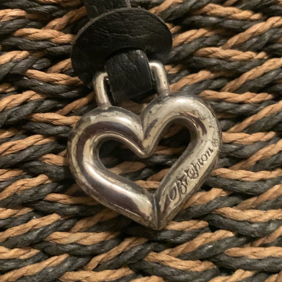 Brighton Delfina straw and leather shoulder bag in EUC - Picture 10 of 11